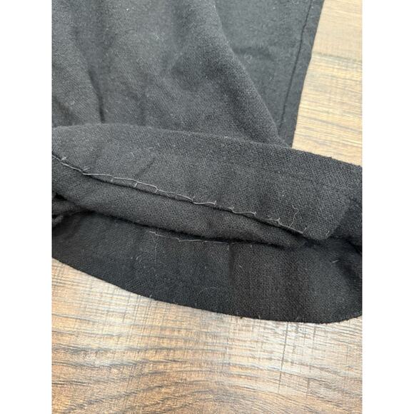 Reformation High Waisted Pleated Wide Leg Trouser Pants Black Sz 6 READ - Picture 10 of 10